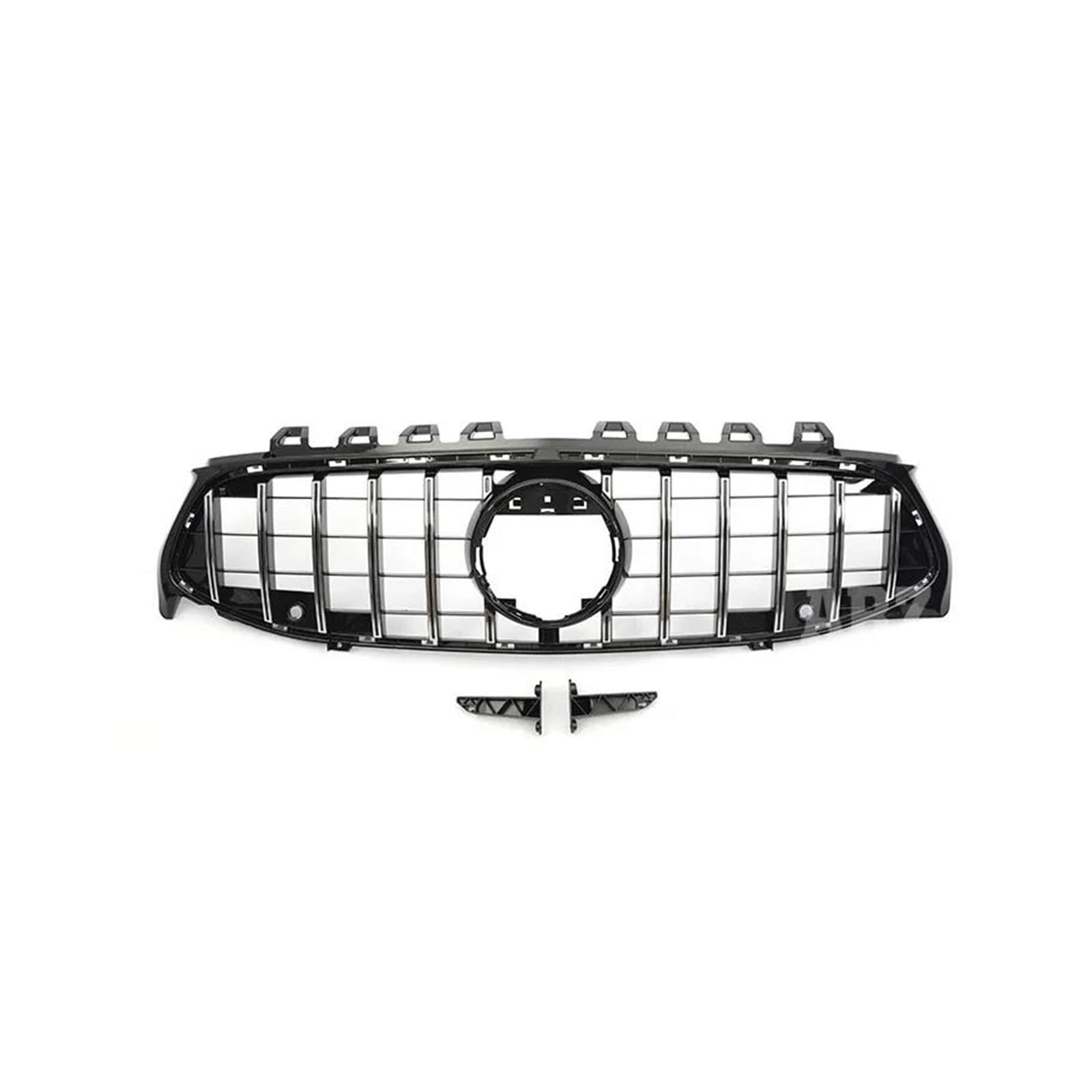 Front Kühlergrille Auto Frontgrill GT Grill Grille Für Benz Für CLA Für Coupe Limousine W118 X118 C118 180 260 2019-2020 2021 2022(Chrom) von AJHJET