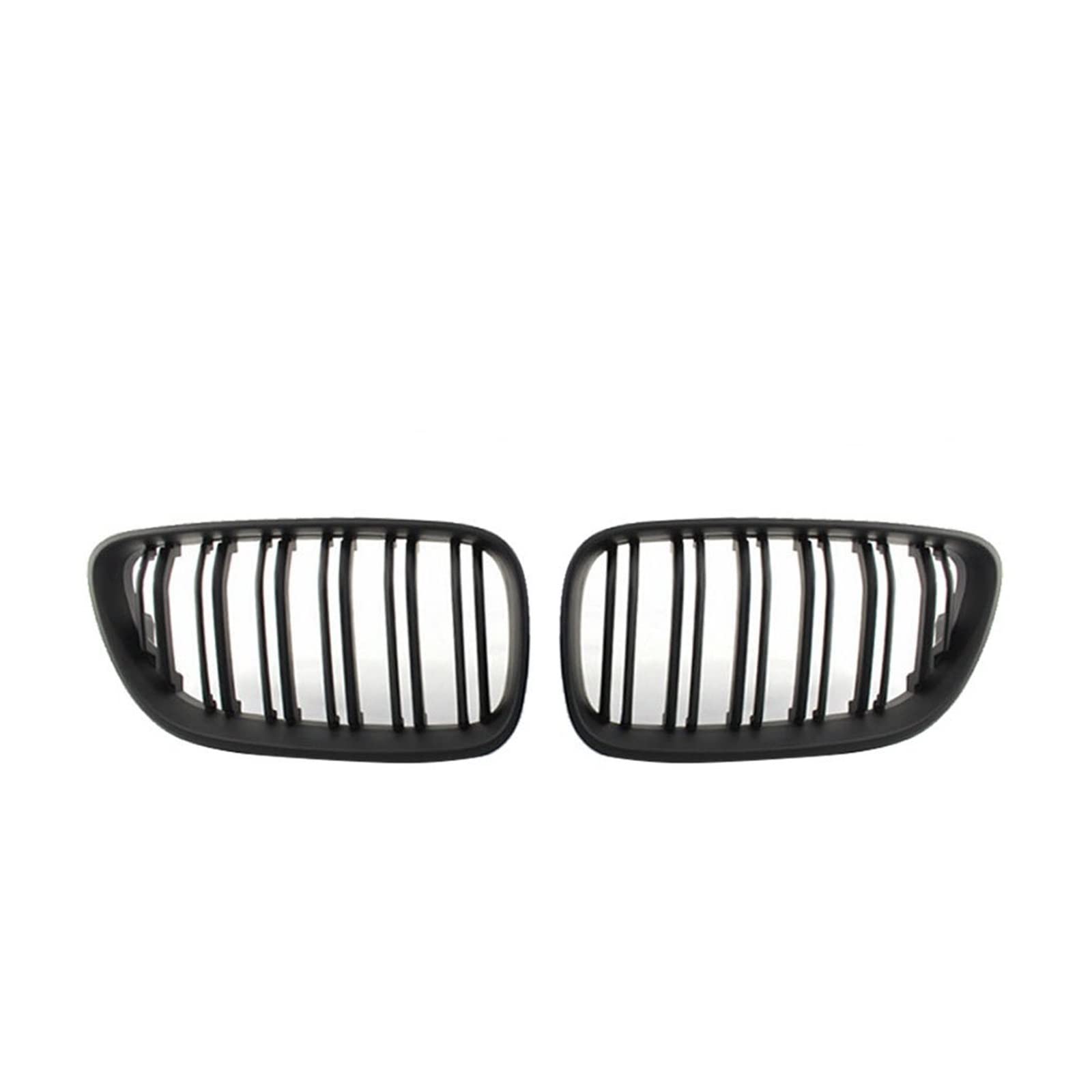 Front Kühlergrille Auto Frontgrill Glanz Matt Schwarz Front Stoßstange Grille Dual Linien Grills Für 2 Serie F22 F23 F87 M2 Niere Grill Racing Grille(Matt-schwarz) von AJHJET