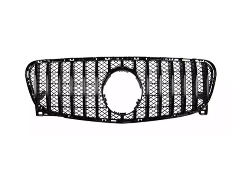 Front Kühlergrille Auto Frontgrill Haubengrill Fronthaubengrill Racing Grill Für Benz Für GLA X156 2014 2015 2016 2017 2018 2019 Mesh Tuning Zubehör Facelift(2014-2016 Balck) von AJHJET