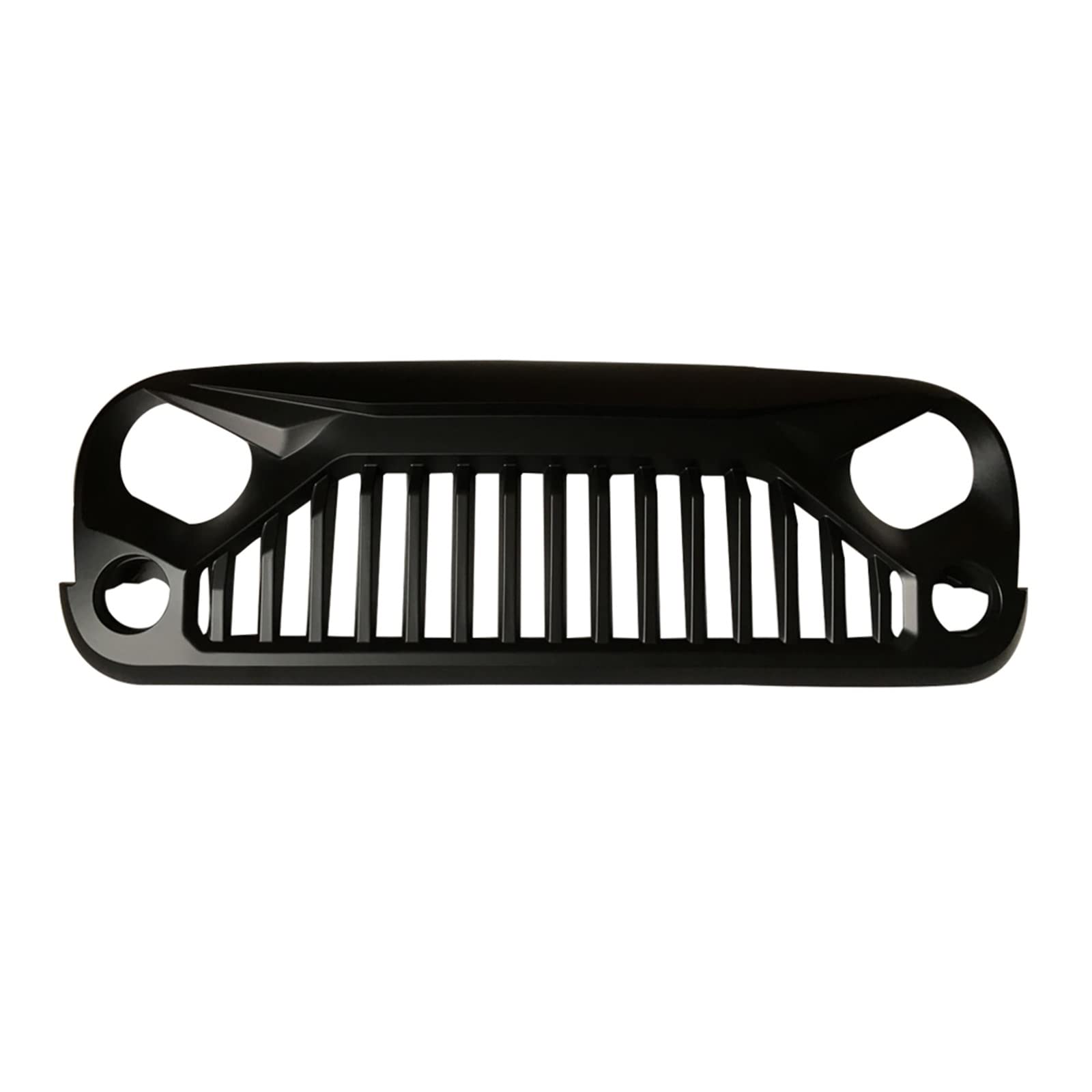 Front Kühlergrille Auto Frontgrill Kühlergrill Frontgrill Grill Schwarz ABS Für Jeep Für Wrangler JK 2007 2008 2009 2010 2011 2012 2013 2014 2015 2016 2017 (J189) von AJHJET