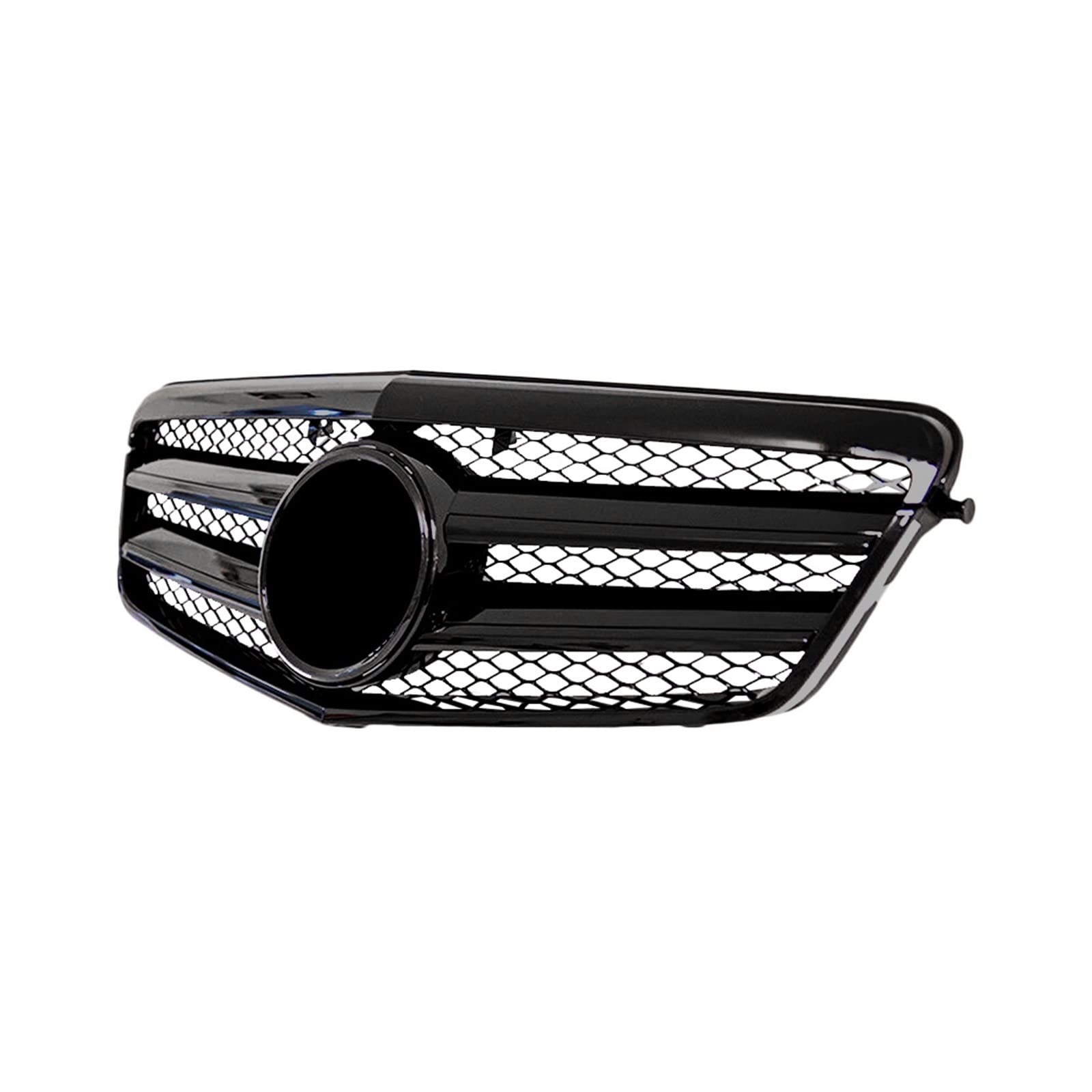 Front Kühlergrille Auto Frontgrill Kühlergrill Für Benz E-Klasse W212 E250 E300 E350 E500 E550 2009 2010 Limousine, Schwarz Glänzend, Autozubehör, Auto-Kühlergrill von AJHJET