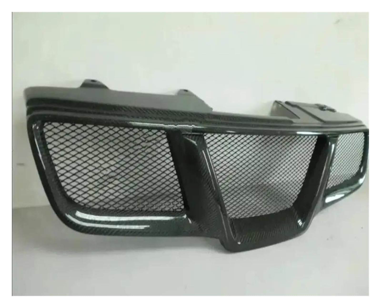 Front Kühlergrille Auto Frontgrill Kühlergrill-Overlay Für Die Motorhaube Von Für Nissan Für Qashqai 2008–2012 1 Stück Für Nissan Für Qashqai/+2/Für Dualis 2007–2013 J10(B Carbon Fiber) von AJHJET