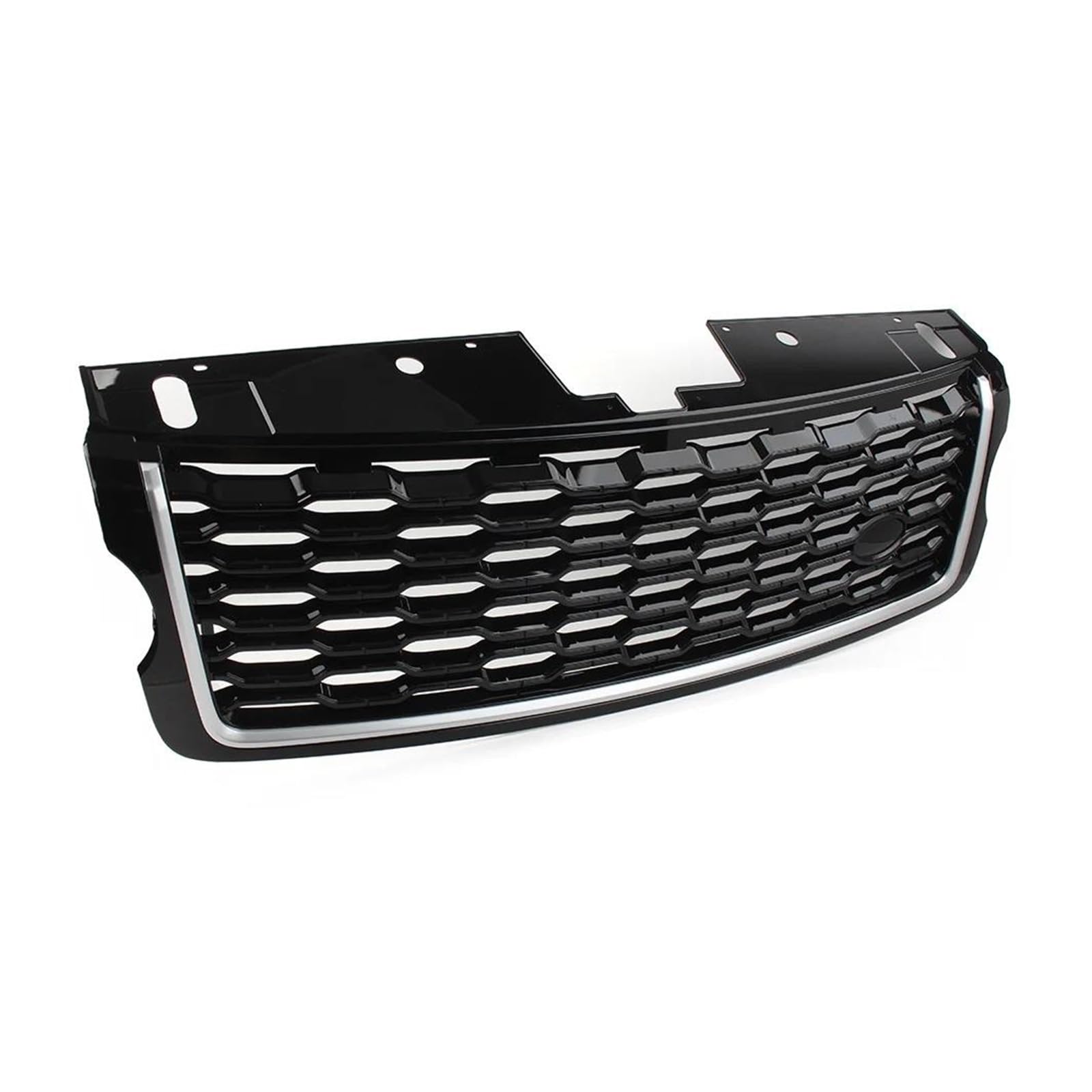 Front Kühlergrille Auto Frontgrill LR098084 Auto Vorderen Stoßfänger Oberen Mesh Grille Für Land Für Rover Für Range Für Rover Für Vogue L405 2013 2014 2015 2016 2017 LR098080(Black Silver) von AJHJET