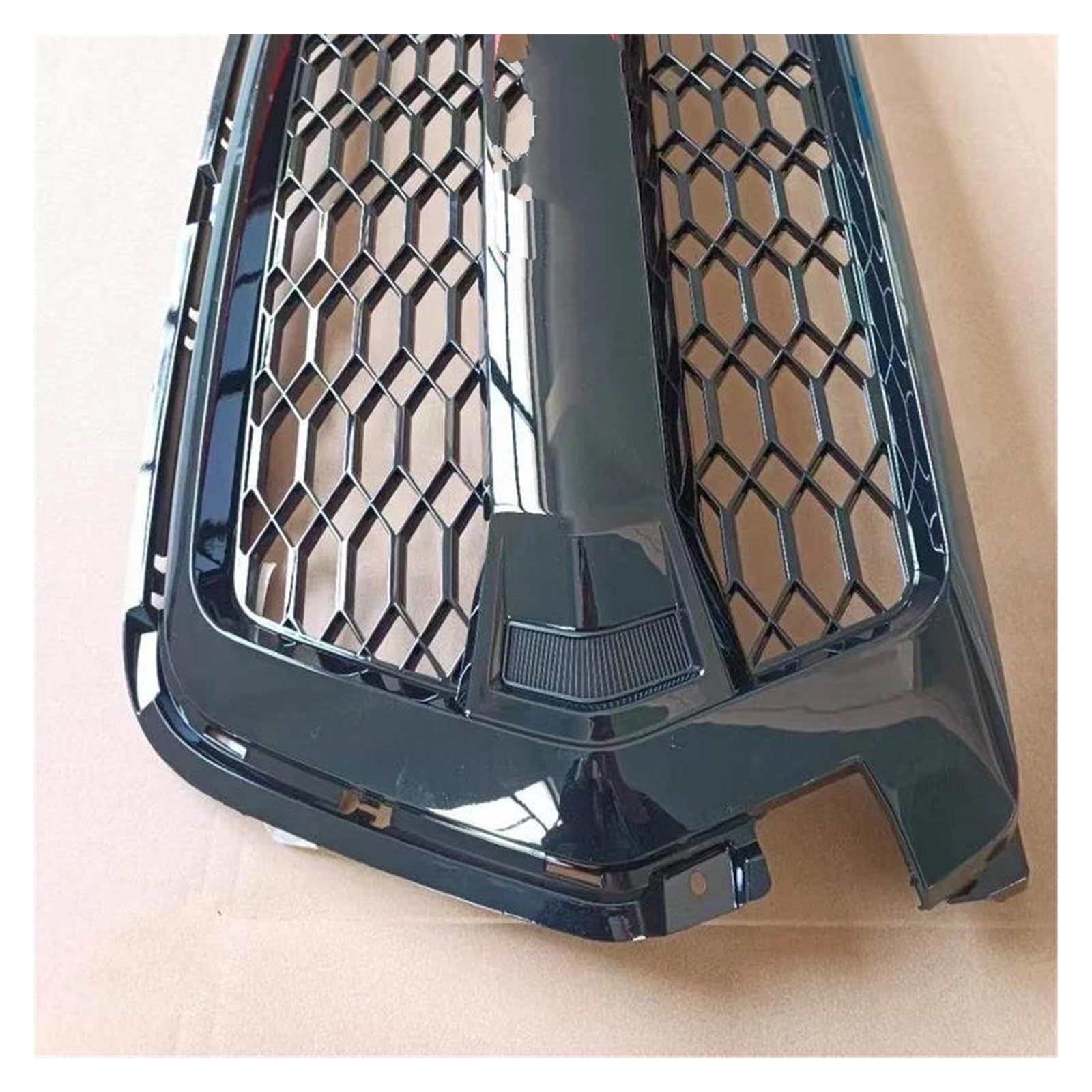 Front Kühlergrille Auto Frontgrill Modifizierter Renngrill Für Isuzu Für D-Max Für Dmax 2020 2021 2022 2023 Für Pickup-Auto-Frontgrills Mesh-Stoßfängermaskenabdeckung Grillteile(Gloss Black Grill) von AJHJET