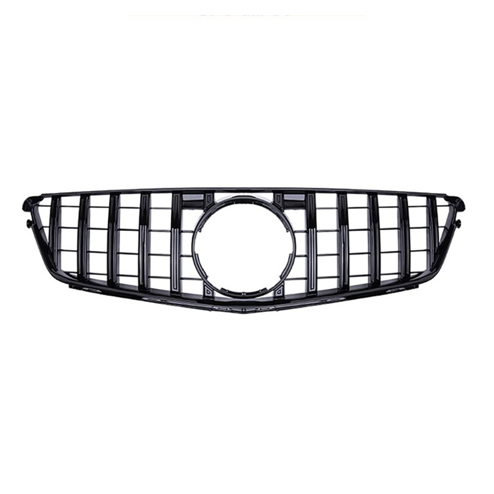 Front Kühlergrille Auto Frontgrill Racing Frontgrill Niere Haube Grille Stoßstange Für Benz C Klasse W204 C180 C200 C300 C350 2007 2008 2009 2010 2011 2012 2013 2014 GT Stil(Schwarz) von AJHJET