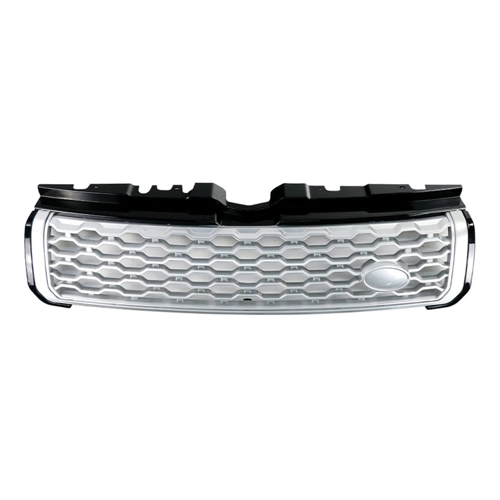 Front Kühlergrille Auto Frontgrill Renngrills Frontgrill ABS-Grill Für Land Für Rover Für Range Für Rover Für Evoque 2012 2013 2014 2015 2016 2017 2018 L551(12-18 D Silver) von AJHJET