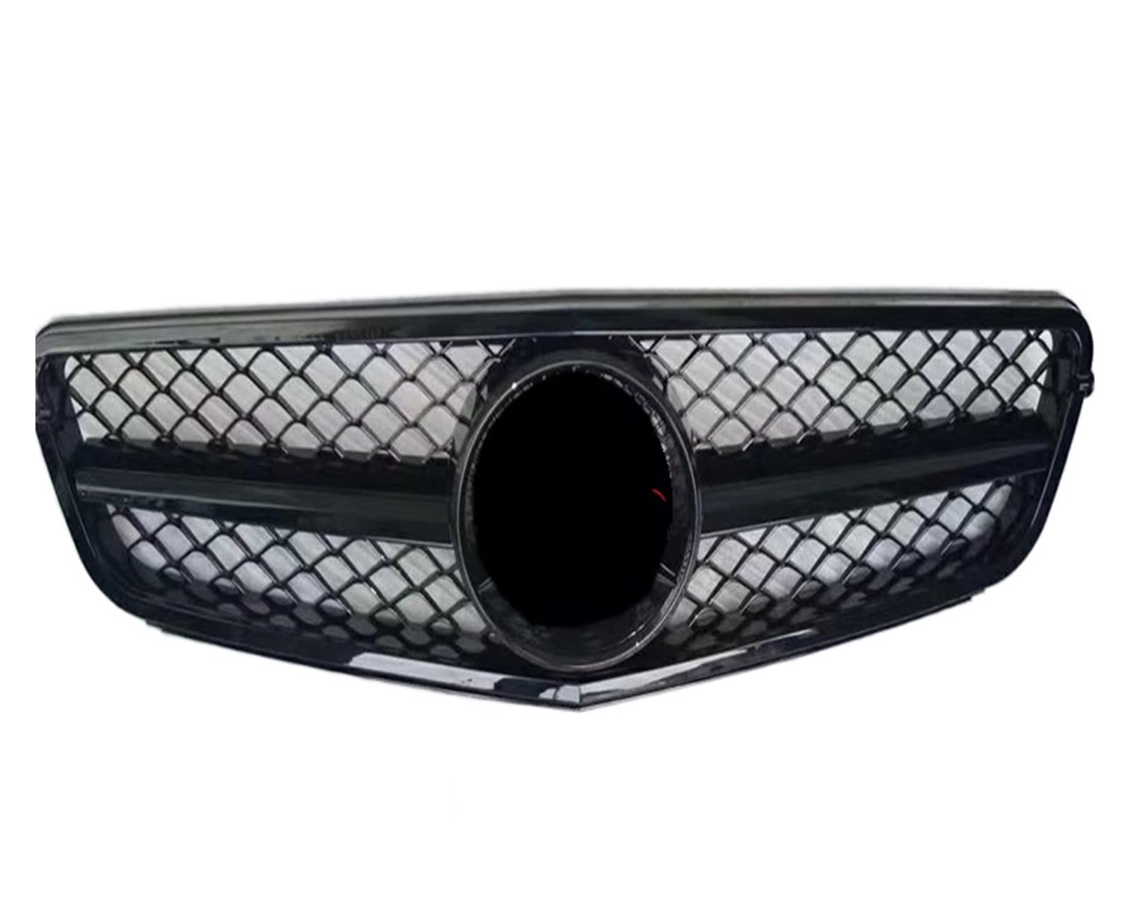 Front Kühlergrille Auto Frontgrill Rennwagen-Frontgrill Für Benz C-Klasse W204 C180 C200 C300 C350 2008 2009 2010 2011 2012 2013 2014 Für AMG C63-Stil(Bright Black) von AJHJET