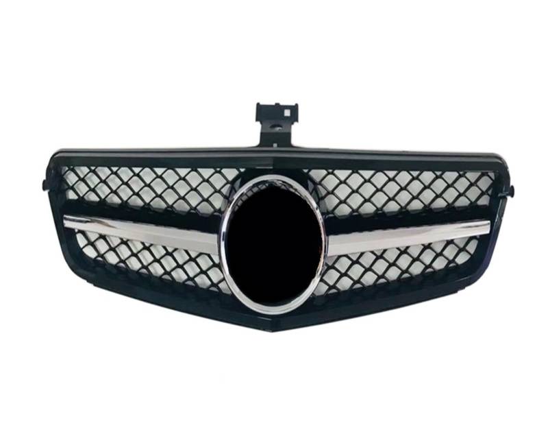 Front Kühlergrille Auto Frontgrill Rennwagen-Frontgrill Für Benz C-Klasse W204 C180 C200 C300 C350 2008 2009 2010 2011 2012 2013 2014 Für AMG C63-Stil(Intermediate Silver) von AJHJET