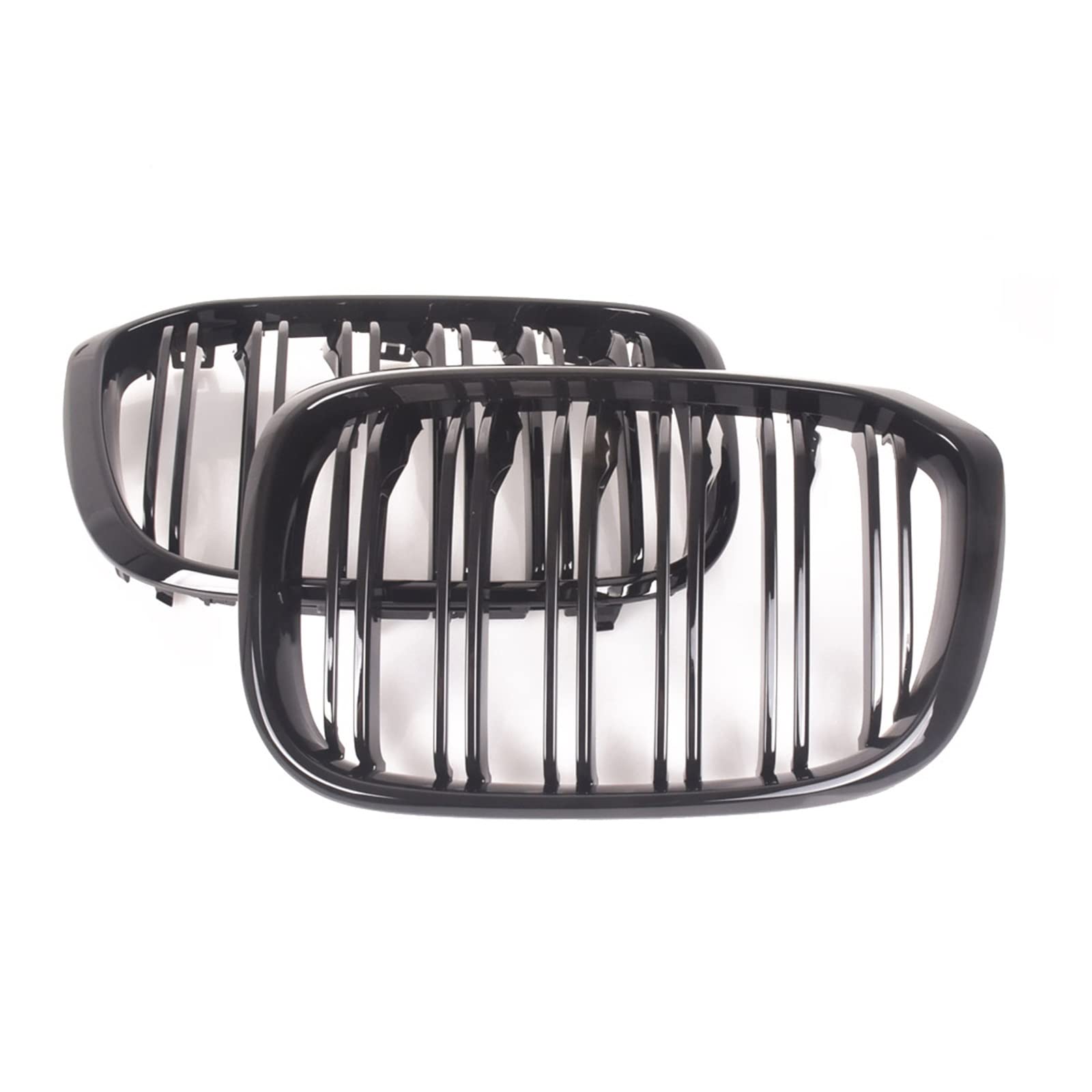 Front Kühlergrille Auto Frontgrill Schwarz Glänzender Nierengrill Im Lamellenstil Für X3 G01 X4 G02 X3 25i 28i X4 25i 30i Frontgrill Nierengrill von AJHJET