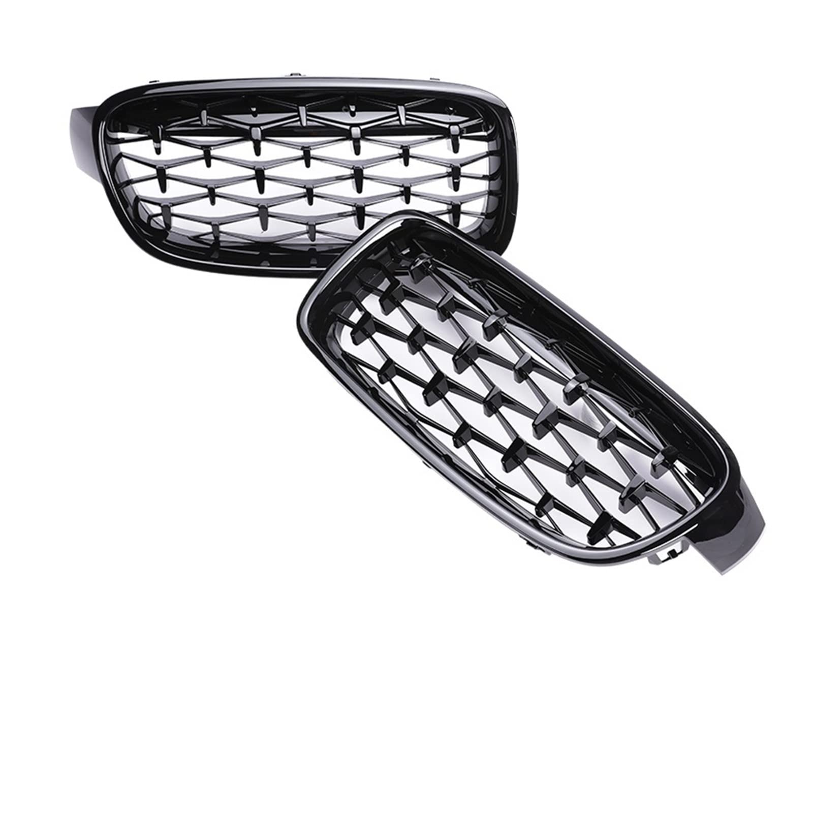 Front Kühlergrille Auto Frontgrill Sport Unterer Grill Frontgitter Nieren M3 Grill Für 3er F30 F31 F35 2012 2013 2014 2015 2016 2017 2018 Zierleisten In Schwarz Glänzend(Diamond-All Black) von AJHJET