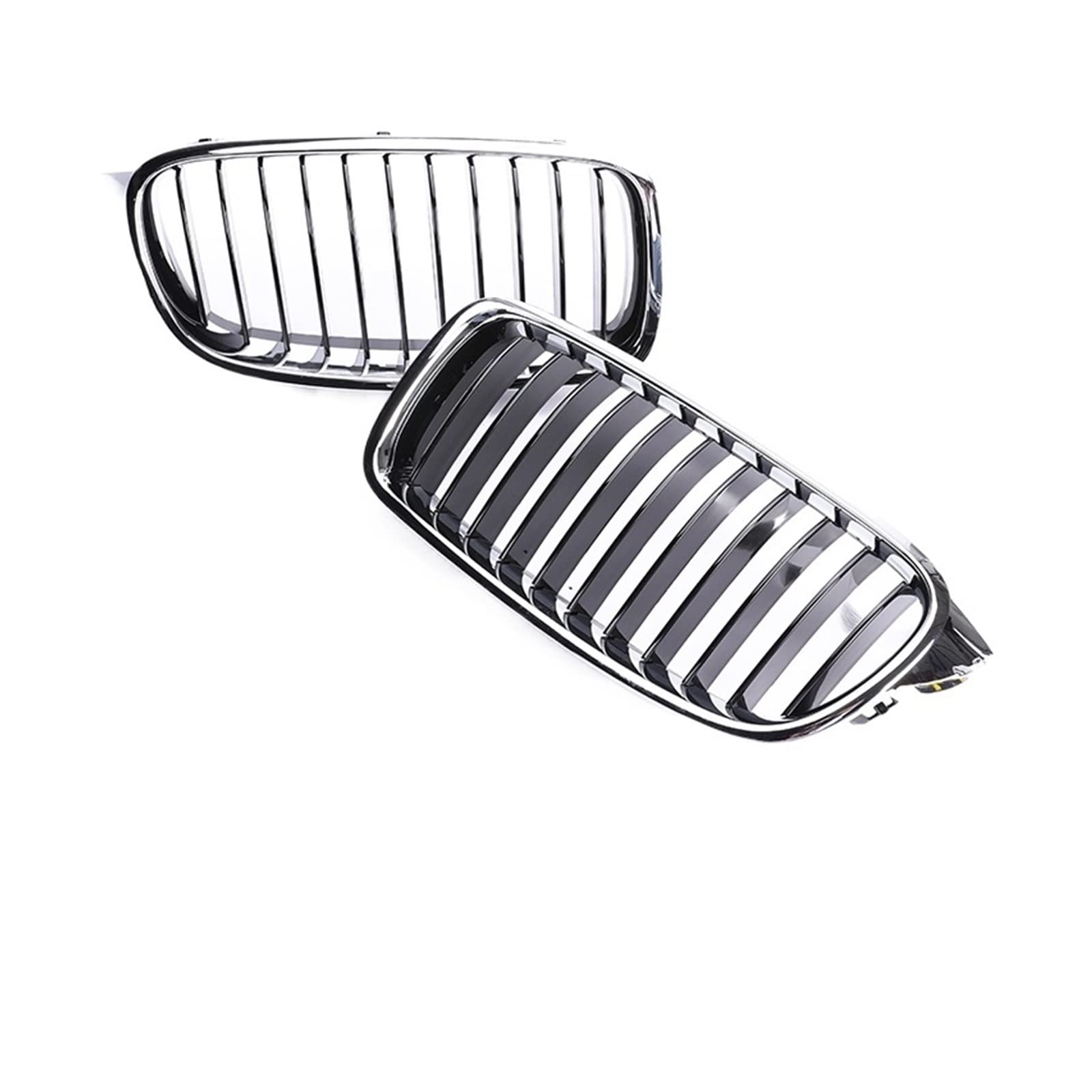 Front Kühlergrille Auto Frontgrill Sport Unterer Grill Frontgitter Nieren M3 Grill Für 3er F30 F31 F35 2012 2013 2014 2015 2016 2017 2018 Zierleisten In Schwarz Glänzend(Single11Chrome Black) von AJHJET