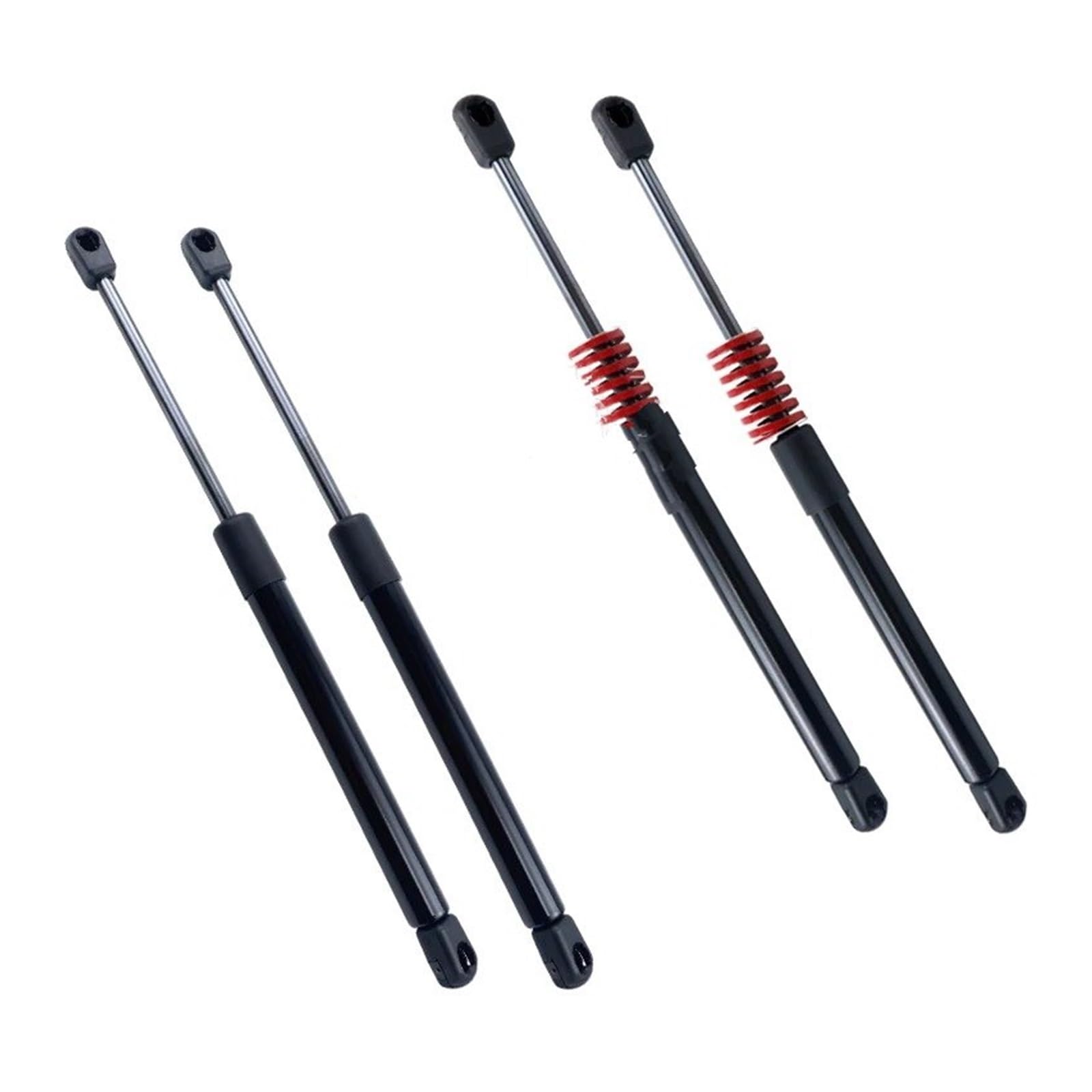 Gasfeder Heckklappe 2Pcs Für Tesla Für Modell 3 2017 2018 2019 Vorne/Hinten Kofferraum Motor Schwanz Tor Heckklappe Boot Gas Spring Shock Lift Streben Unterstützung Heckklappendämpfer(Front and Rear) von AJHJET