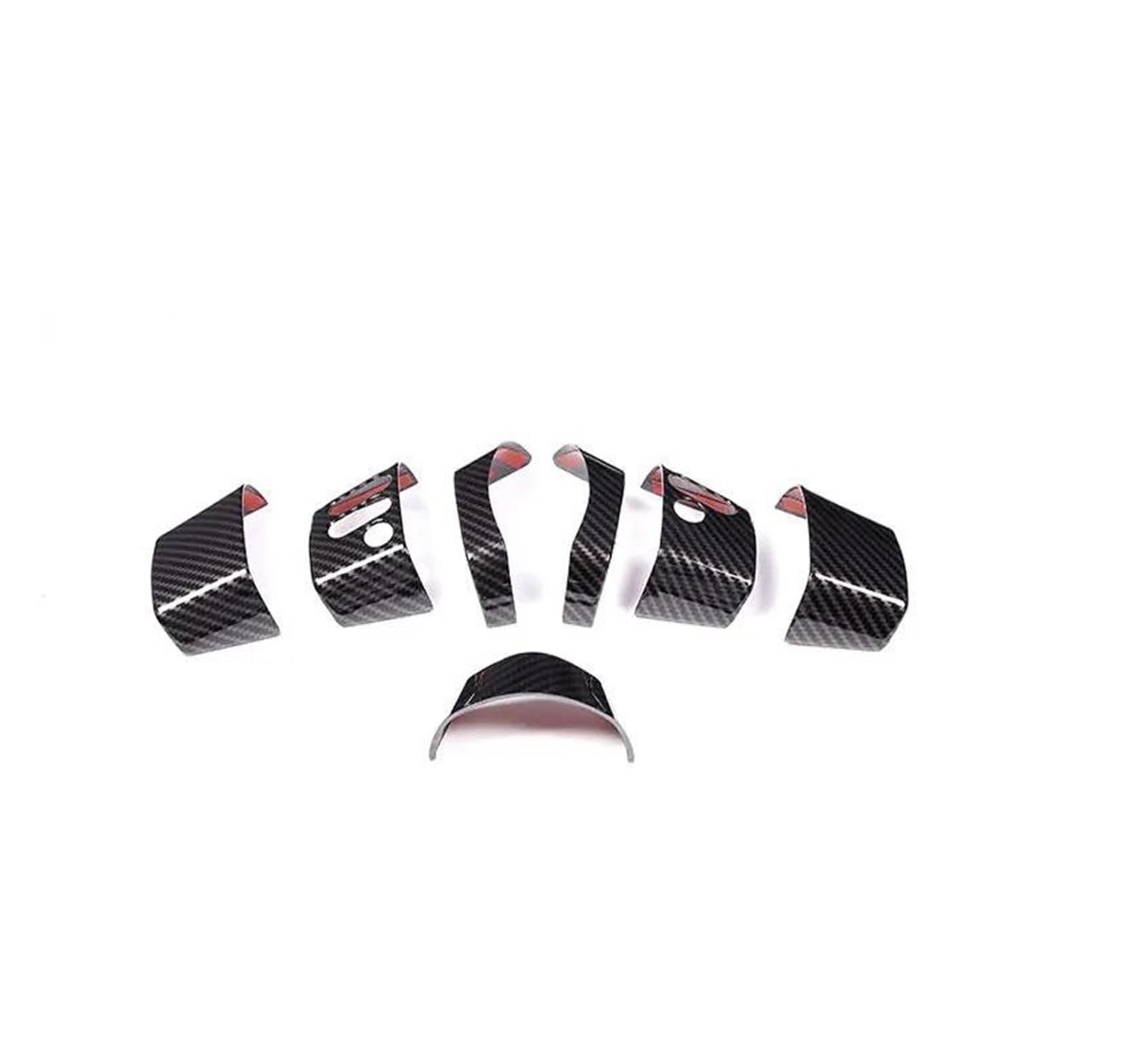 Innen Zierleisten Dekoration ABS Carbon Fiber Lenkrad Klimaanlage Panel Interior Kit Trim Aufkleber Zubehör Für Toyota FJ Für Cruiser 2007 2008 2009 2010-2022 Innenzierleiste(Style F) von AJHJET