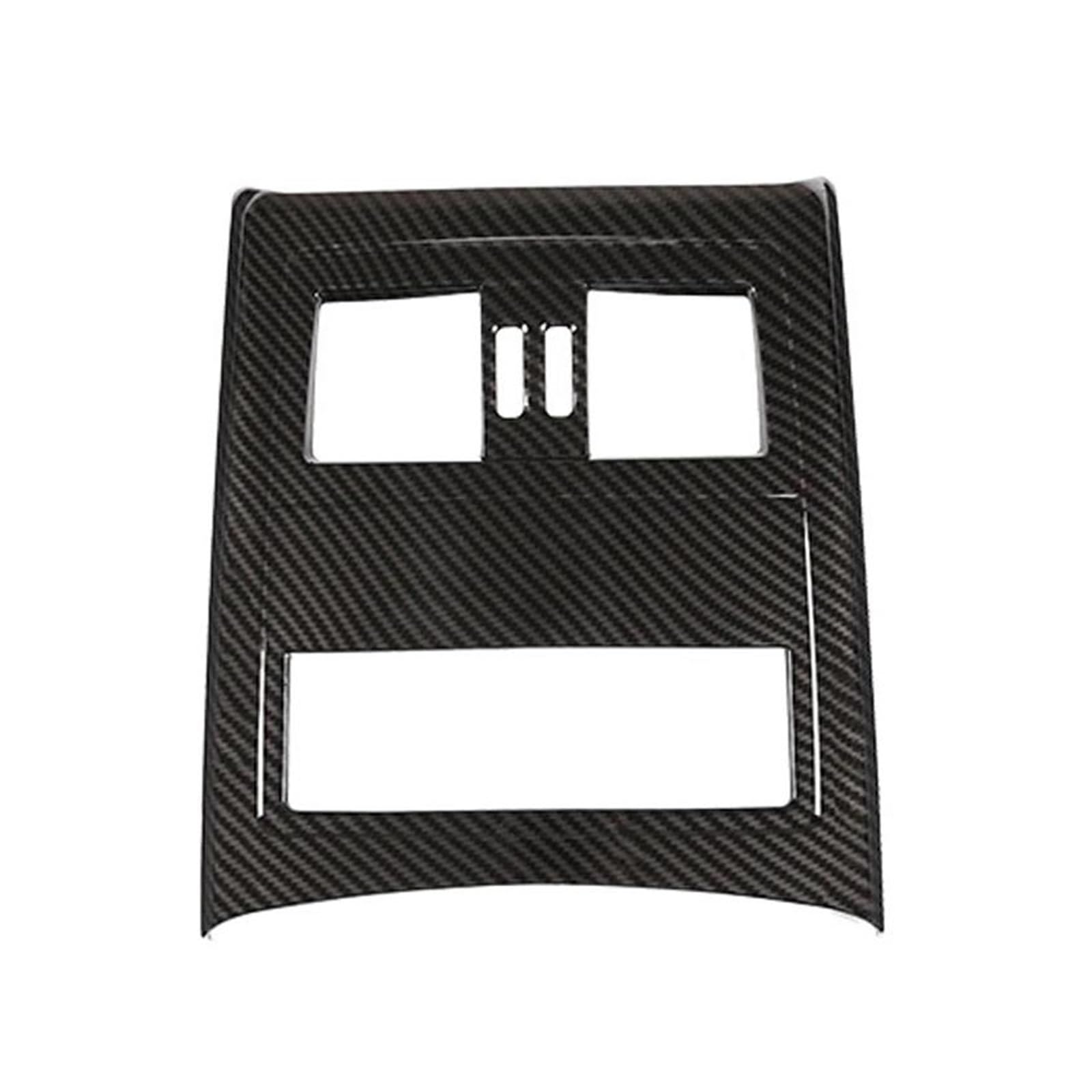 Innen Zierleisten Dekoration Carbon Fiber Texture Auto Hinten Klimaanlage Air Vent Outlet Anti-kick Abdeckung Trim Für 3 Serie E90 2005 2006 2007 2008 2009 2010 2011 2012 Innenzierleiste(Carbon Textur von AJHJET