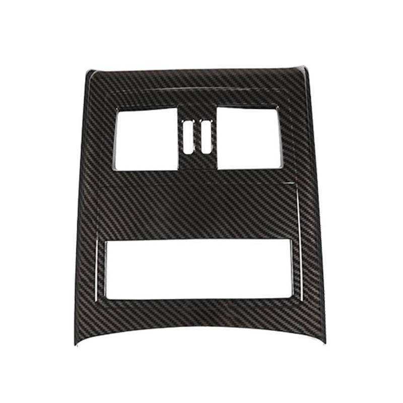 Innen Zierleisten Dekoration Carbon Fiber Texture Auto Hinten Klimaanlage Air Vent Outlet Anti-kick Abdeckung Trim Für 3 Serie E90 2005 2006 2007 2008 2009 2010 2011 2012 Innenzierleiste(Carbon Textur von AJHJET