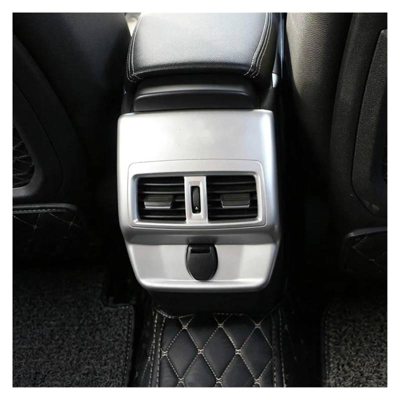 Innen Zierleisten Dekoration Für Koleos Für Samsung Für QM6 2016 2017 2018 2019 2020 2021 2022 Auto Chrom Hinten Air Vent Outlet Schutz Trim Armlehne Air Vent Aufkleber Innenzierleiste(Upgrade Silver) von AJHJET