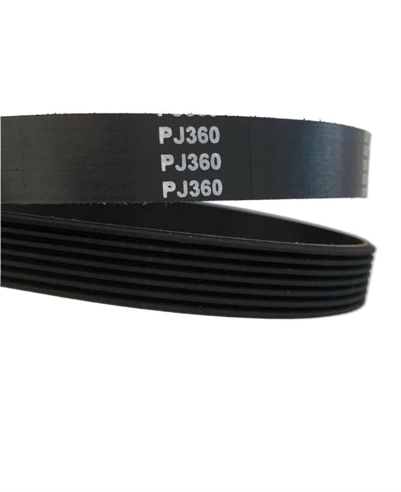 Motorriemen 4PJ360 7PJ360 PJ370 PJ380 PJ390 PJ400 PJ399 Gummi-Förderband-Antriebsriemen Generatorriemen(PJ360(360mm),12ribs) von AJHJET