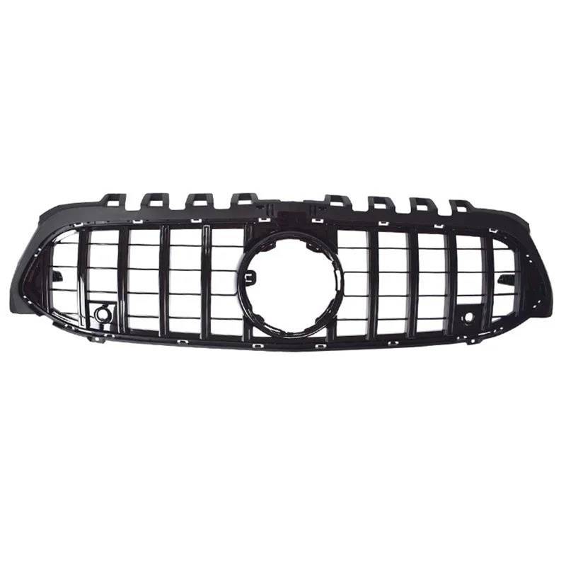 Racing-Kühlergrill Auto-Frontgrill, Frontstoßstangengrill, Auto-Frontgrill, Frontstoßstangengrill Für Benz A-Klasse W177, Kühlergrill A180, A200, A260, A45 2018+ Glänzender Kühlergrill(Black with came von AJHJET