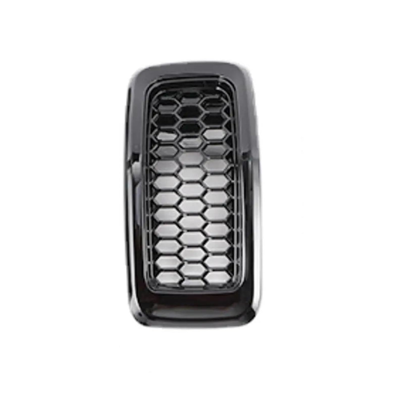 Racing-Kühlergrill Auto-Frontstoßstange, Zentrale Grillabdeckung, 7-teiliges Mesh-Waben-Renngitter Für Jeep Für Cherokee 2014 2015 2016 2017 2018 Glänzender Kühlergrill(Black nets Set) von AJHJET