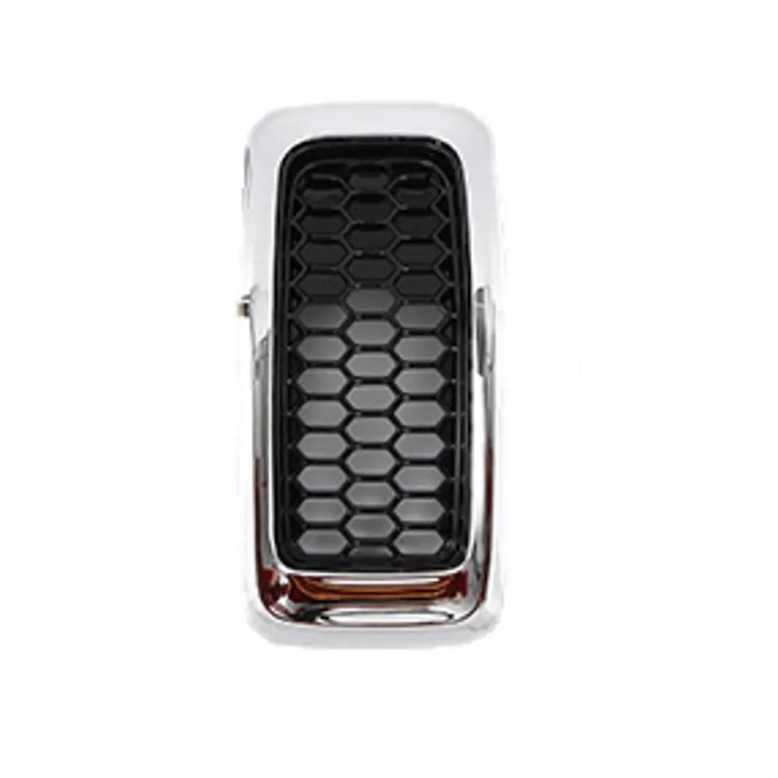 Racing-Kühlergrill Auto-Frontstoßstange, Zentrale Grillabdeckung, 7-teiliges Mesh-Waben-Renngitter Für Jeep Für Cherokee 2014 2015 2016 2017 2018 Glänzender Kühlergrill(Semi electroplated) von AJHJET