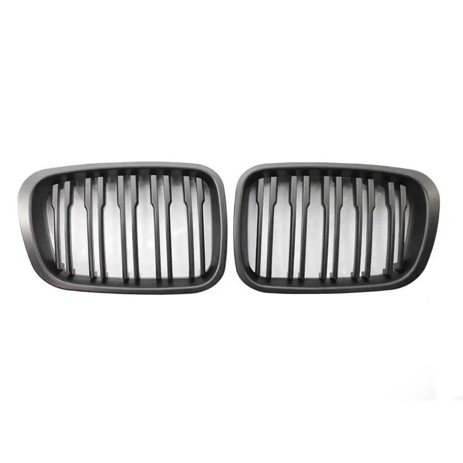 Racing-Kühlergrill Auto Styling Für E46 4 Türen 1998 1999 2000 2001 Doppel-Linie Front Niere Kühlergrill Lamellen Grill Glänzender Kühlergrill von AJHJET