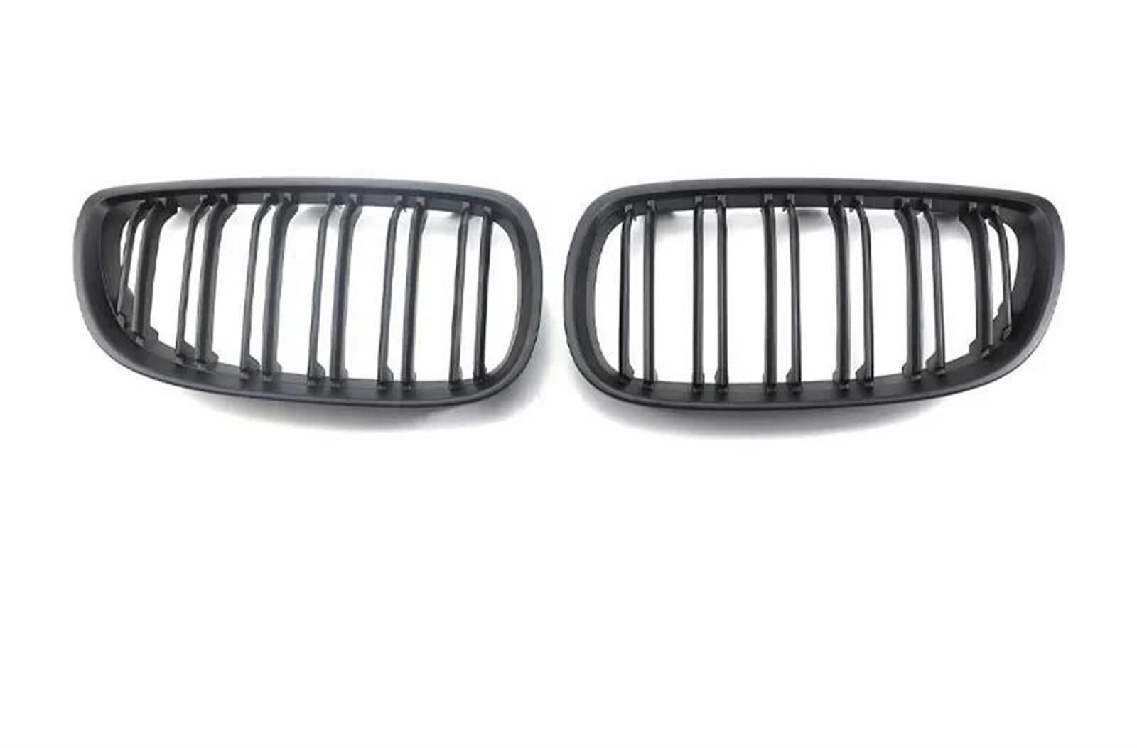 Racing-Kühlergrill Frontstoßstangen-Nierengrill, Schwarz Glänzend, Doppellinien-Kühlergrill, Auto-Styling, Renngitter Für E92 E93, Für M3 2006 2007 2008 2009 Glänzender Kühlergrill(Dual Matte Black) von AJHJET