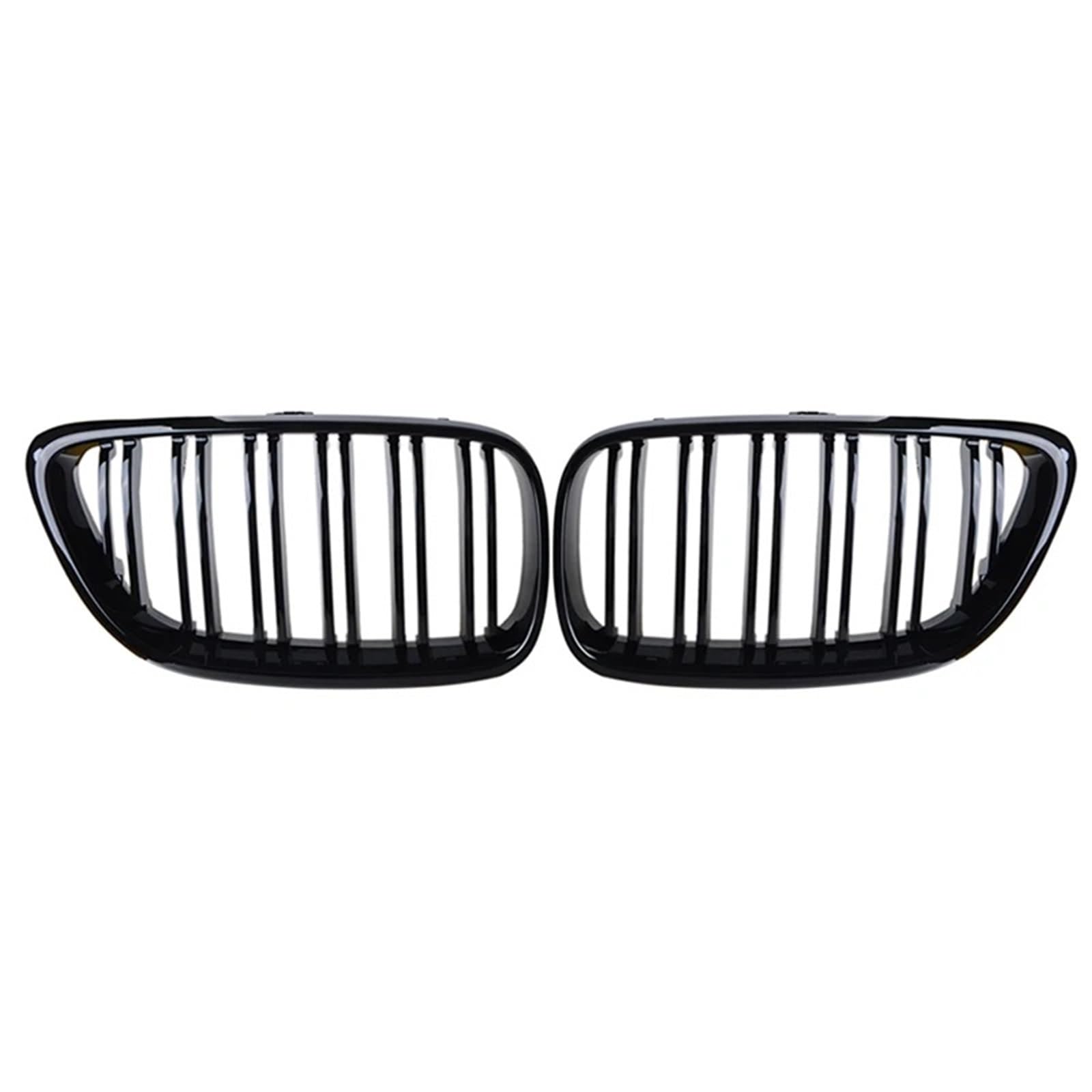 Racing-Kühlergrill Für 2 Serie F22 F23 F87 Für M2 2014 2015 2016 2017 2018 Front Stoßstange Niere Kühlergrill Schwarz Grill Glänzender Kühlergrill(Glossy Black Dual) von AJHJET