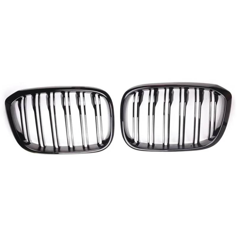 Racing-Kühlergrill Für 3 4 Für X3 G01 G08 Für X4 G02 2018 2019 2020 2021 Doppellamellen-Auto-Frontgrillgitter Nierengrill Renngitter Auto-Styling Glänzender Kühlergrill von AJHJET