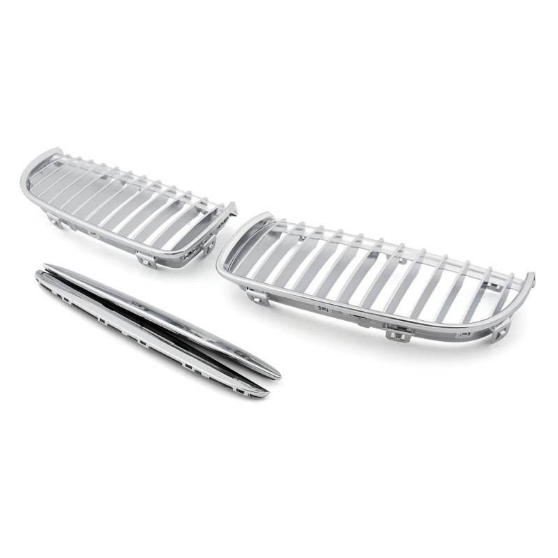 Racing-Kühlergrill Für 3 Serie E90 E91 Für M3 2004 2005 2006 2007 Vorne Ersatz Chrom Niere Kühlergrill Glänzender Kühlergrill von AJHJET