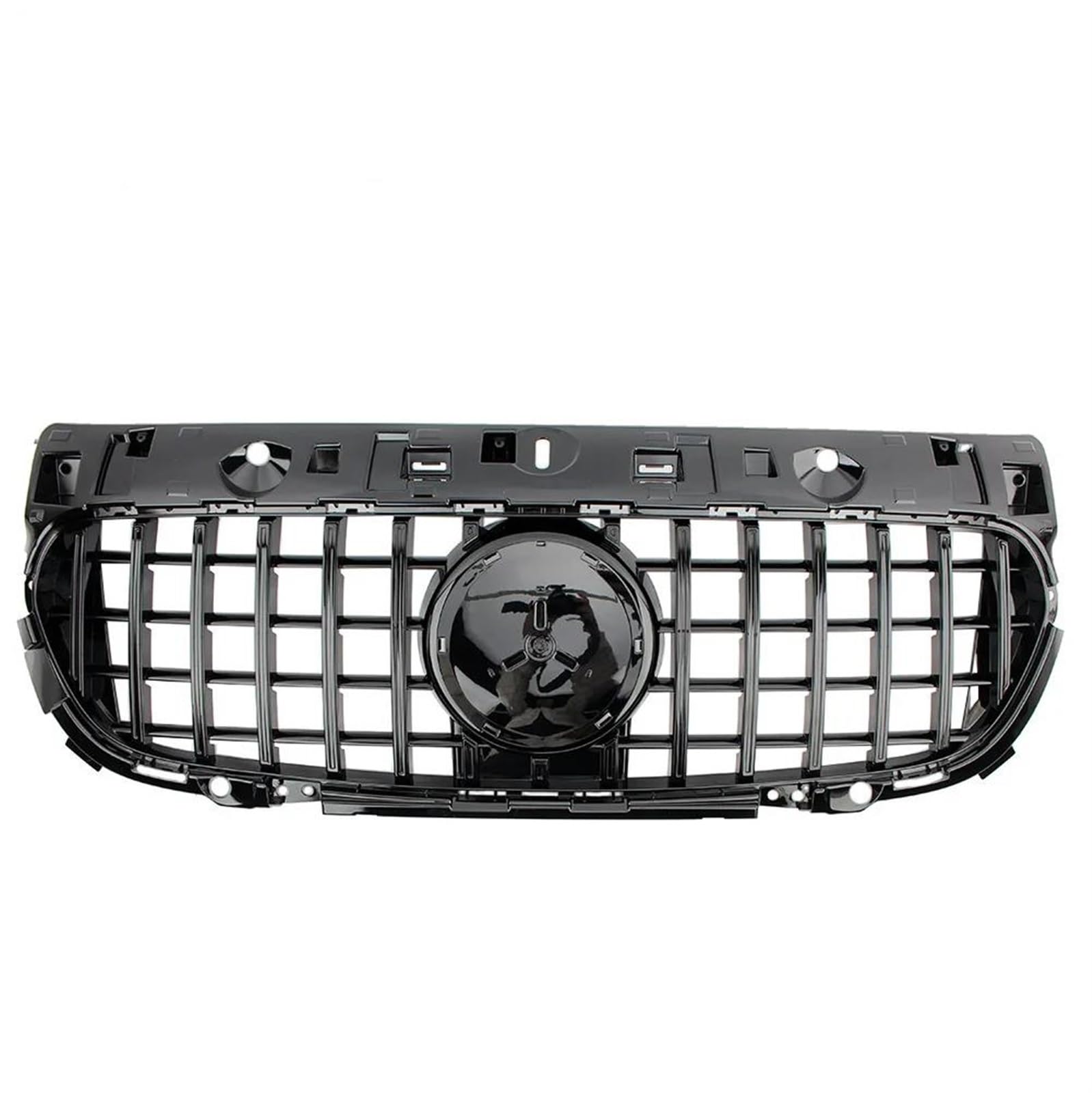 Racing-Kühlergrill Für Benz Für Citan W416 2021 2022 2023 Vorne Racing Facelift Grille Oberen Stoßfänger Kühlergrill Glänzender Kühlergrill(Schwarz) von AJHJET