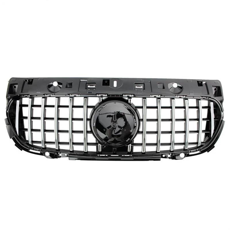 Racing-Kühlergrill Für Benz Für Citan W416 2021 2022 2023 Vorne Racing Facelift Grille Oberen Stoßfänger Kühlergrill Glänzender Kühlergrill(Silber) von AJHJET