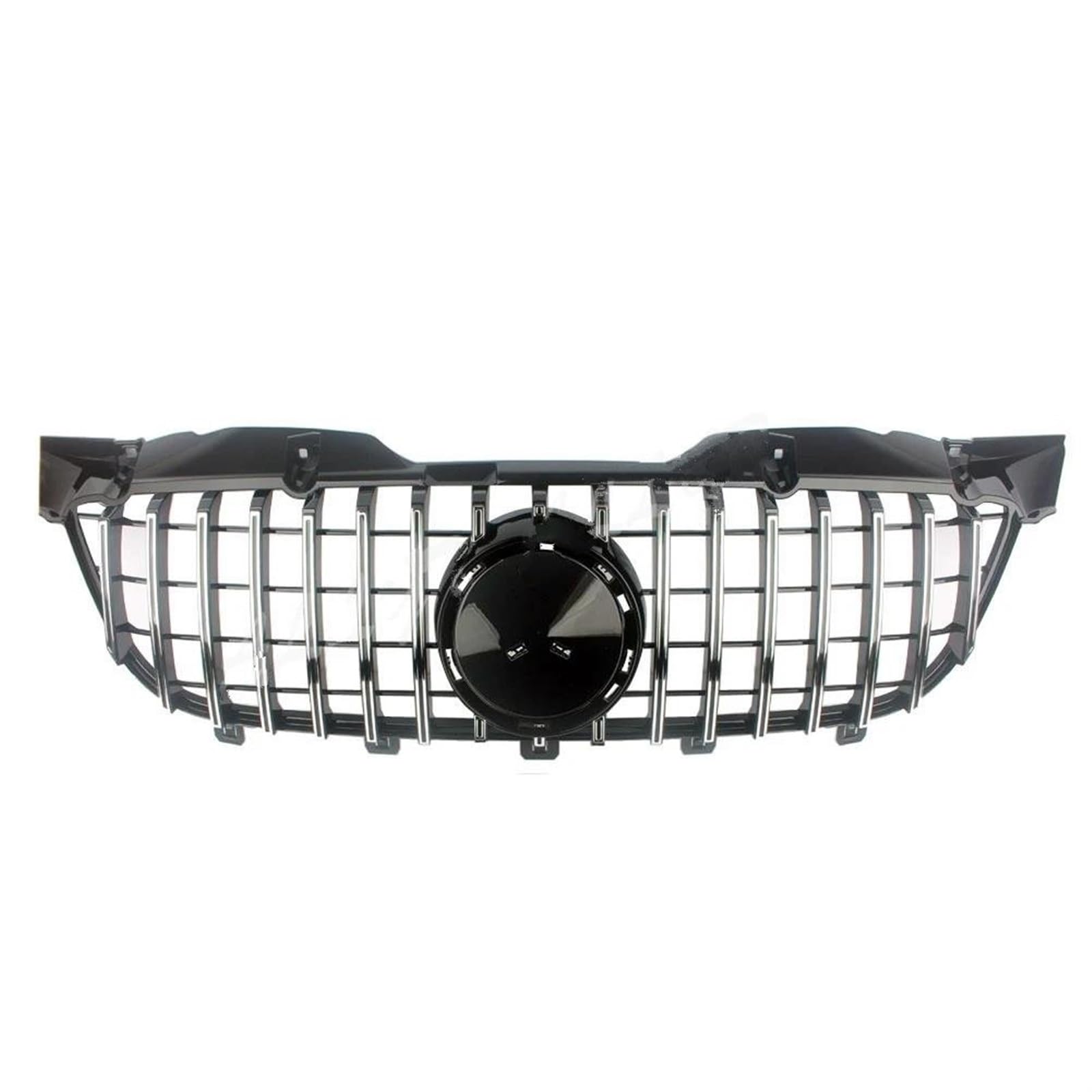 Racing-Kühlergrill Für Benz Für Sprinter W906 2009 2010 2011 2012 2013 Vorne Racing Facelift Center Gitter Oberen Stoßfänger Grill Glänzender Kühlergrill(Chrom) von AJHJET