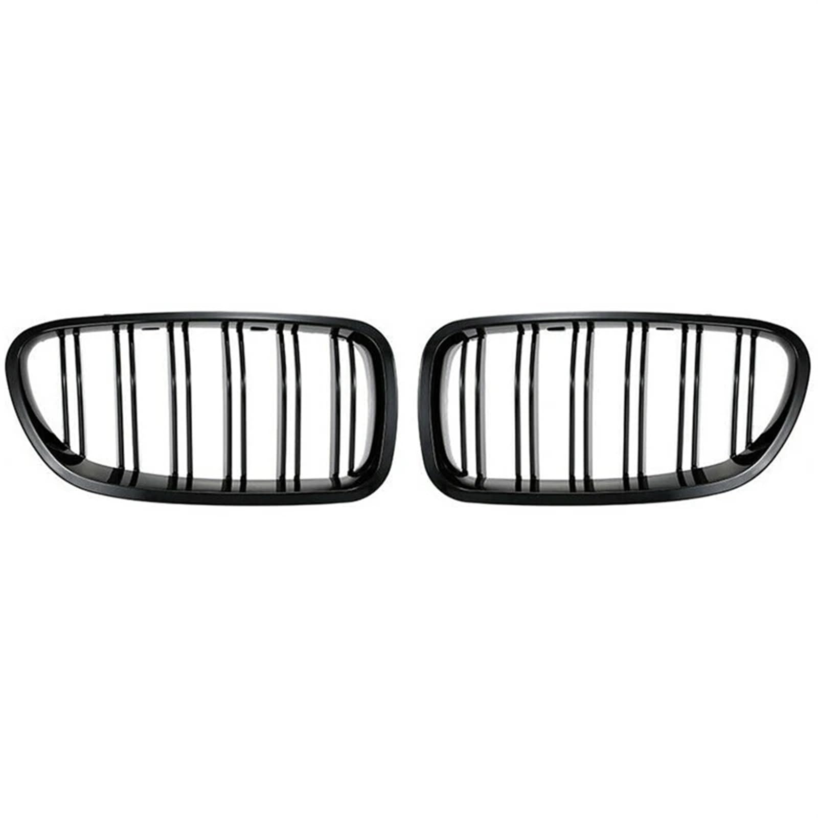 Racing-Kühlergrill Für F10 F18 F02 F11 Für M5 2010 2011 2012 2013 2014 2015 Grill Grille Glanz Schwarz Niere Sport Dual Lamellen Glänzender Kühlergrill von AJHJET