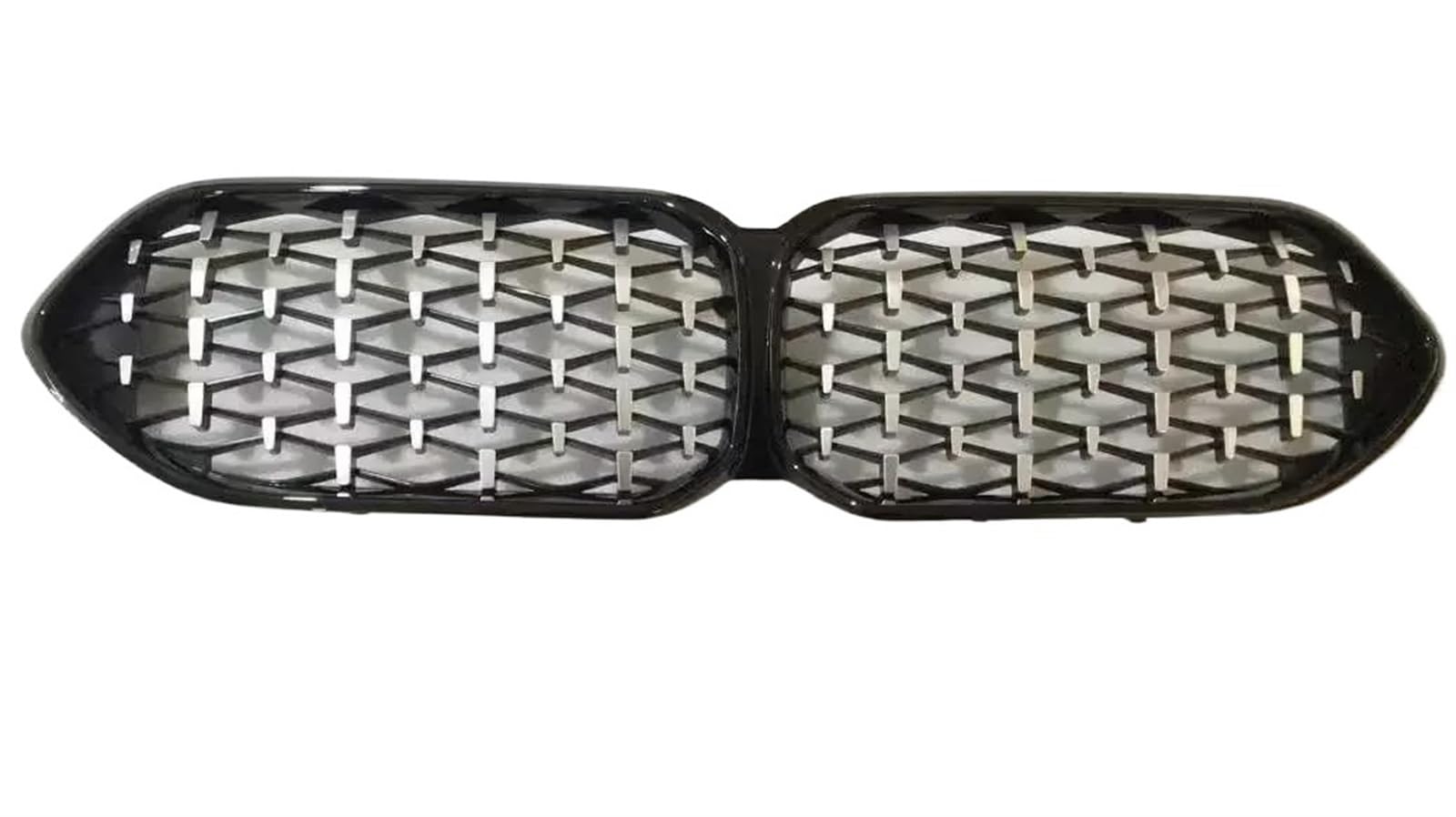 Racing-Kühlergrill Für F44 2 Serie 220i 225i M235i M240i 4 Türen 2020 + Vorne Mitte Grille Sport Gitter Ersatz ABS Glänzender Kühlergrill(Bright Silver) von AJHJET