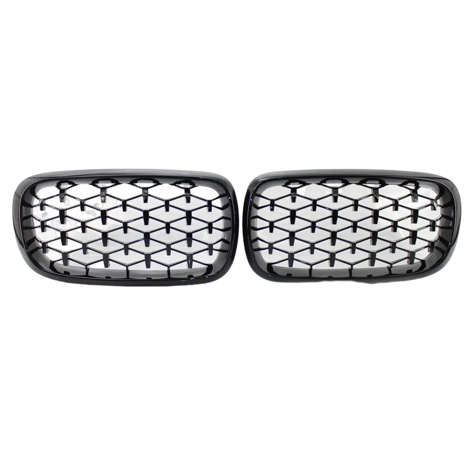 Racing-Kühlergrill Für X5 F15 2014 2015 2016 Frontgrill 51117294486 Glänzender Kühlergrill(Schwarz) von AJHJET