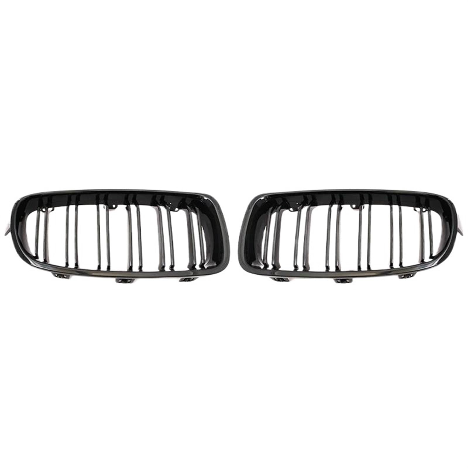 Racing-Kühlergrill Niere Kühlergrill Für F30 F31 F35 2012 2013 2014 2015 2016 2017 2018 320i 325i 328i ABS Auto Styling Dual Lamellen Kühlergrill Glänzender Kühlergrill von AJHJET