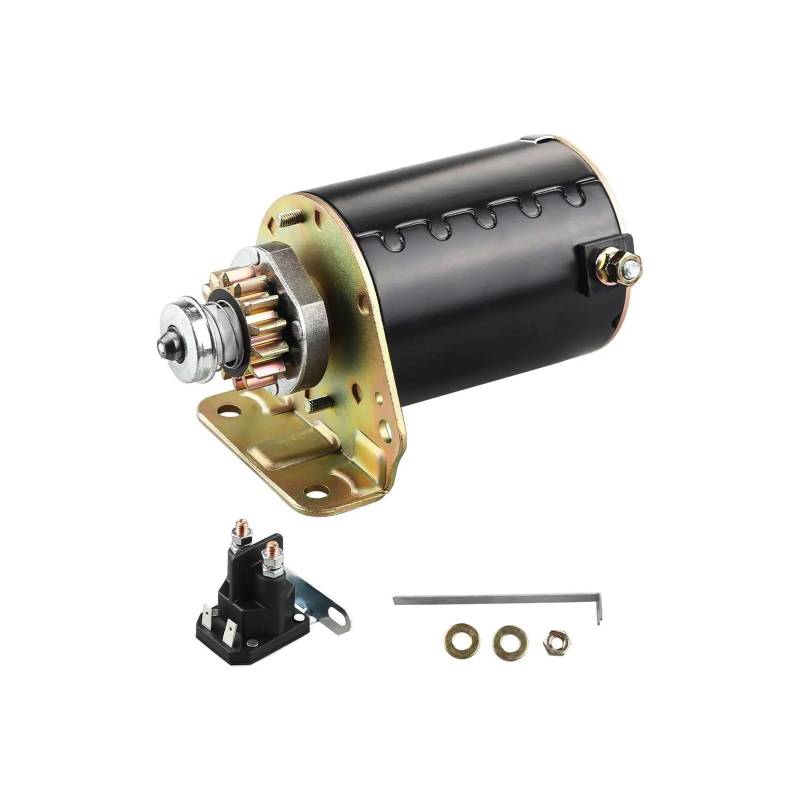 Startermotor Motor Anlasser 14 Zahn Starter Motor 12V Für Und Für 18,5 18 18,5 17 16,5 16 14,5 14HP La105 L107 La115 von AJHJET