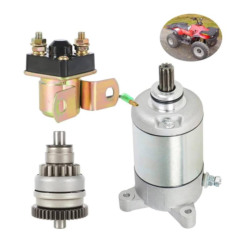 Startermotor Motor Anlasser 18645 Starter Drive & Relais Magnet Für ATV Für Polaris Für Sportsman 500 1996 1997 1998 1999 2000 2001 2002 von AJHJET