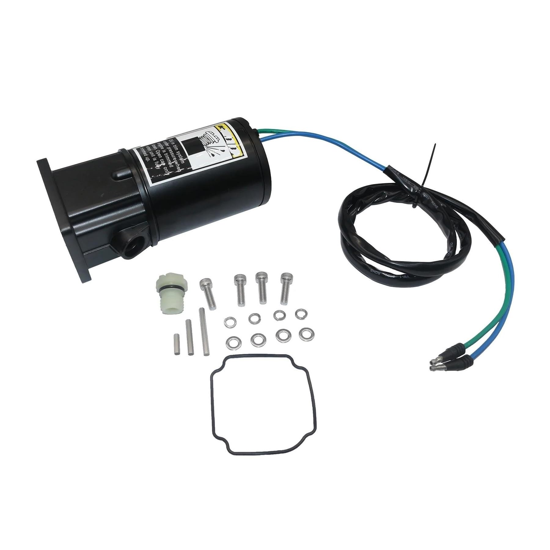 Startermotor Motor Anlasser 50-125 PS Für Force Für Außenborder 30-150 PS 809885A1 885654T2 809885A2 893907A02 813447 10827 12 V 2-adrig PT497NK 809885T2 Tilt-Trimm-Motor von AJHJET