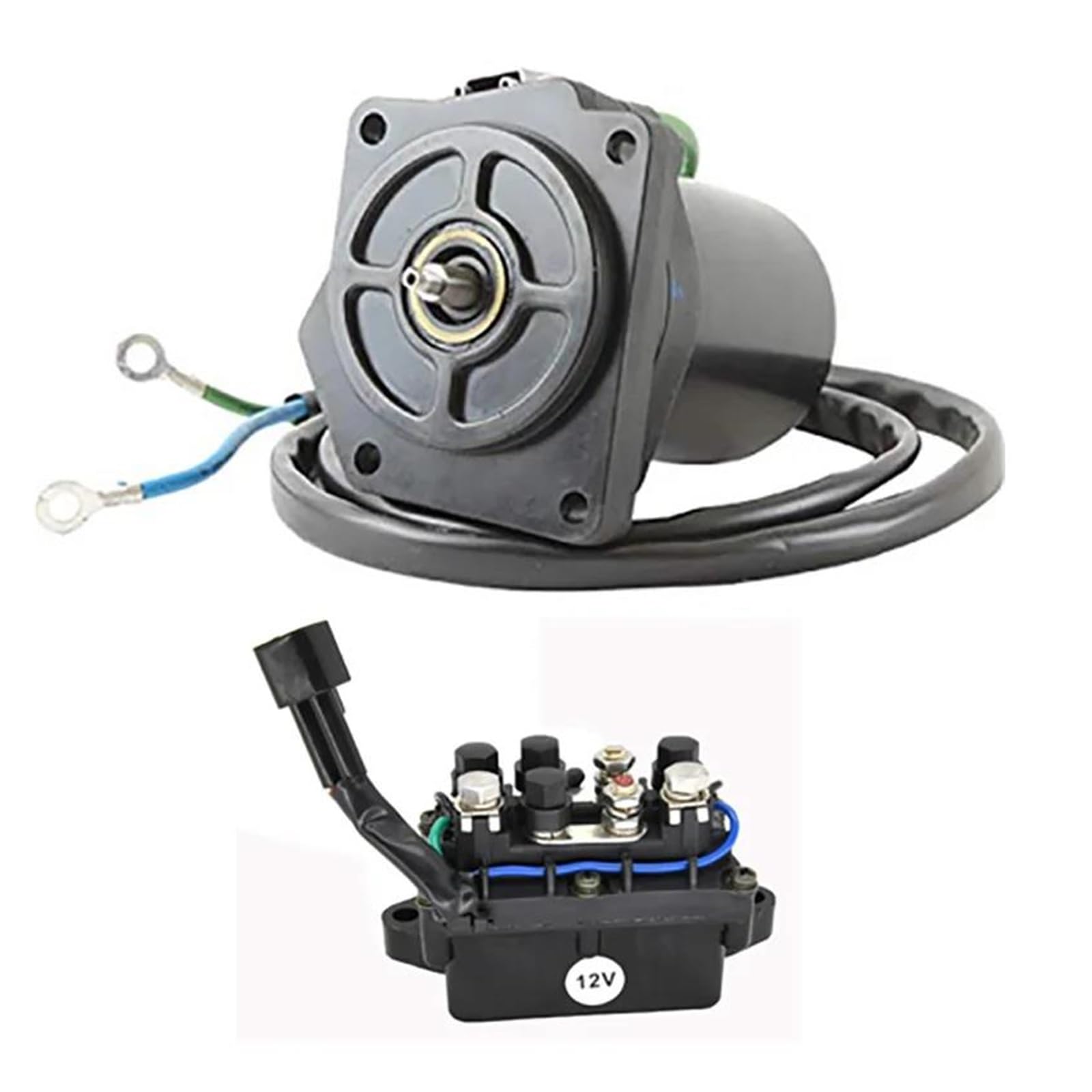 Startermotor Motor Anlasser 6D8-43880 Trim Motor Ersatz Für Außenbordmotor 75 90 F75 F90 2005 2006 2007 2008 Ersetzen Sie 6D8-43880-01-00 6D8-43880-09-00(A) von AJHJET