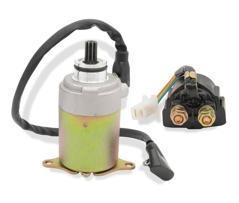 Startermotor Motor Anlasser 9 Zähne Für GY6 Starter Für GY6 4-takt Motor 150cc 125cc 50cc 200cc 250cc 4 Räder Roller Moped Für ATV Für Go Für Kart von AJHJET