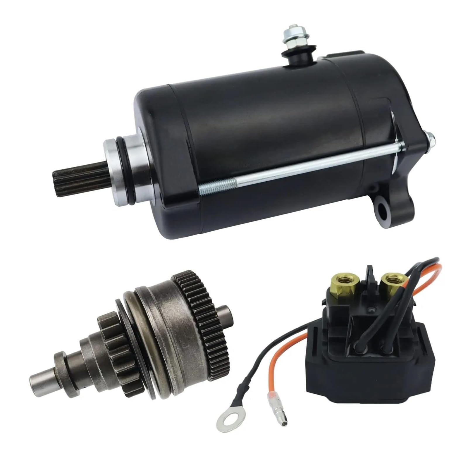 Startermotor Motor Anlasser Anlasserantrieb Und Relais Für SuperJet 700 02–12 Für WaveRunner Für Super Für Jet 700 13–20 Für WaveVenture XL700 02–04 6M6-8180 von AJHJET