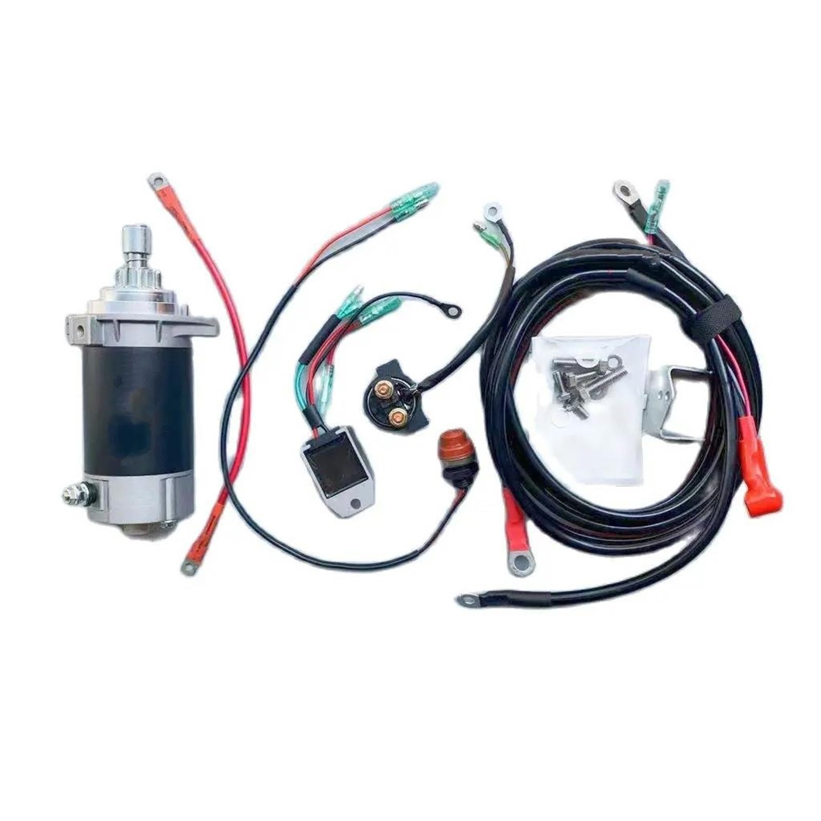 Startermotor Motor Anlasser Elektrostarter-Umrüstsatz Für Außenbordmotoren Für Mercury 15 PS 20 PS 30 PS Für Tohatsu 50 PS 70 PS Für 40 PS 4-Takt von AJHJET