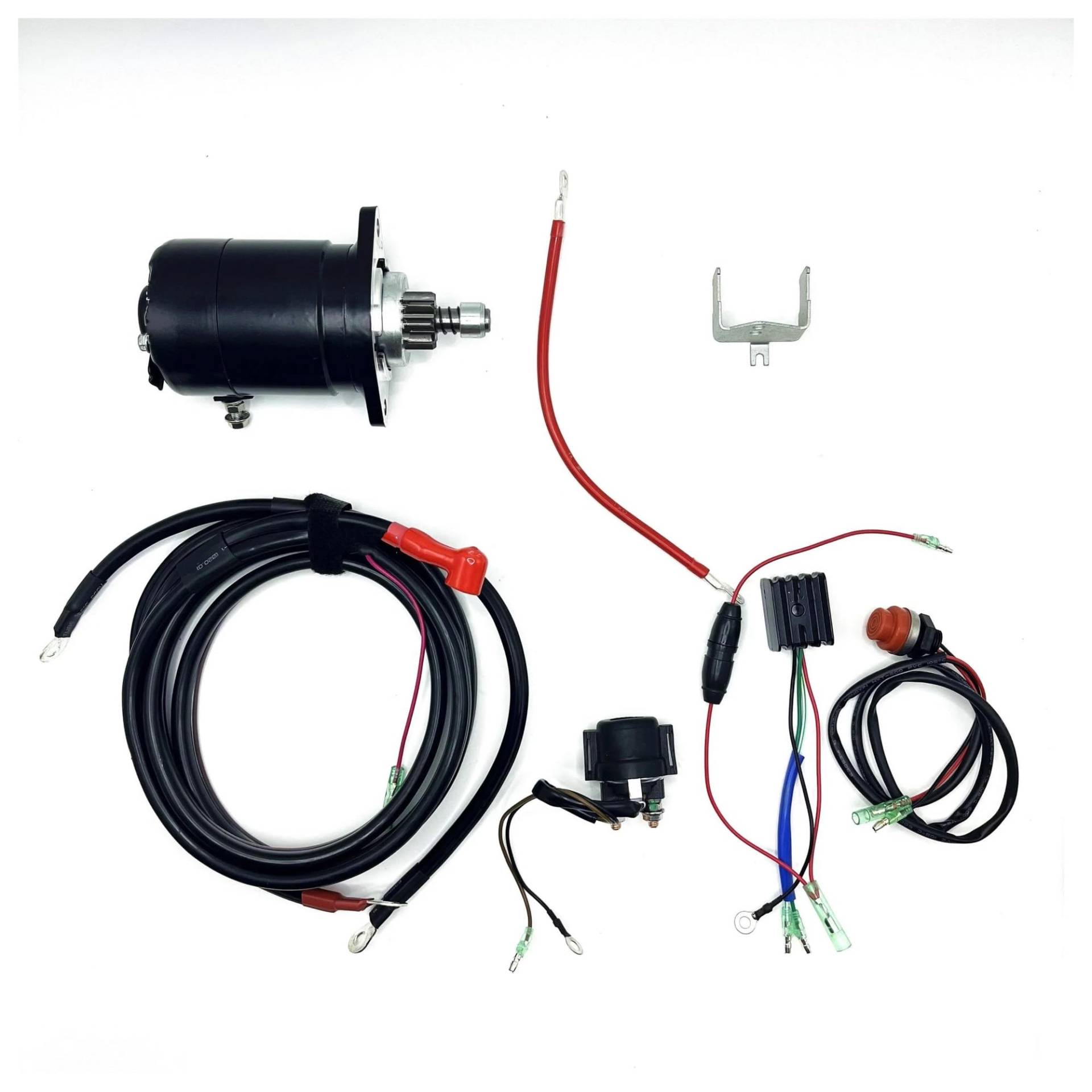 Startermotor Motor Anlasser Elektrostarter-Umrüstsatz Für Mercury Für Tohatsu Außenbordmotor M25 M30 Und Mehr 2-Takt 30 PS 25 PS(Without Gear Ring) von AJHJET