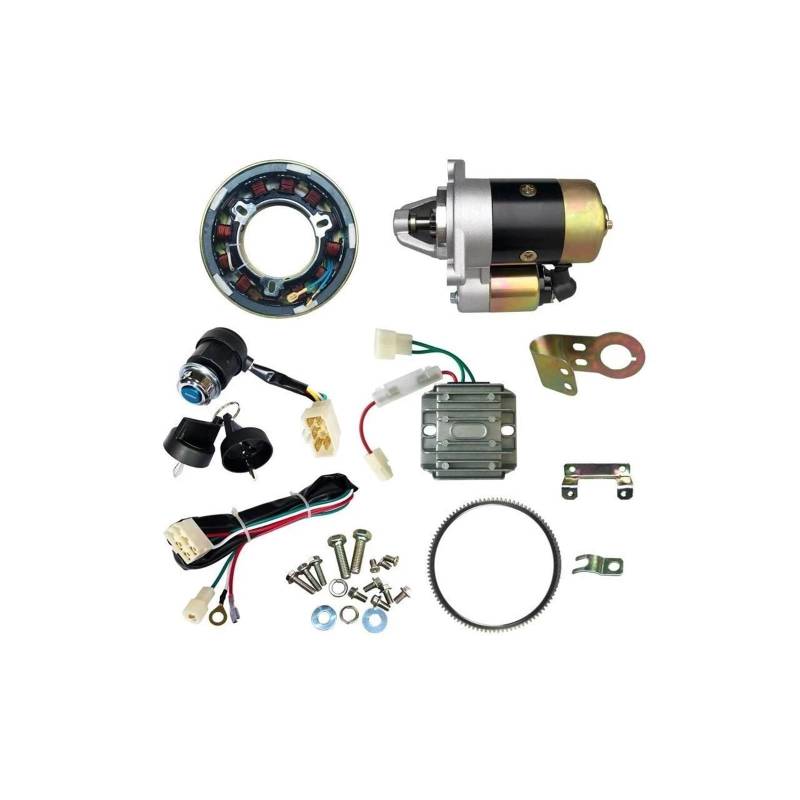 Startermotor Motor Anlasser Für 178f Diesel Motoren Starter Motor Elektrische Starten Conversion Kit L70 von AJHJET