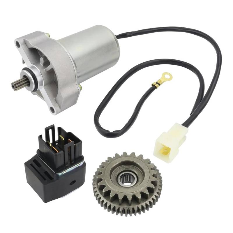 Startermotor Motor Anlasser Starter Getriebe Relais Set Für Polaris Für Sportsman 90 07-16 Für Outlaw 90 07-16 Für Sportsman 110 16-23 Für Outlaw 110 16-23 0454952 0453478 1962 von AJHJET