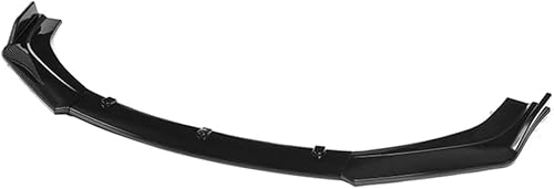 Auto Frontspoiler für VW Beetle Phaeton Magotan Touareg Passat Polo, Frontstoßstange Lip Spoiler Car Front Bumper Anti Kollisionsschutz,A/Glossyblack von AJIH