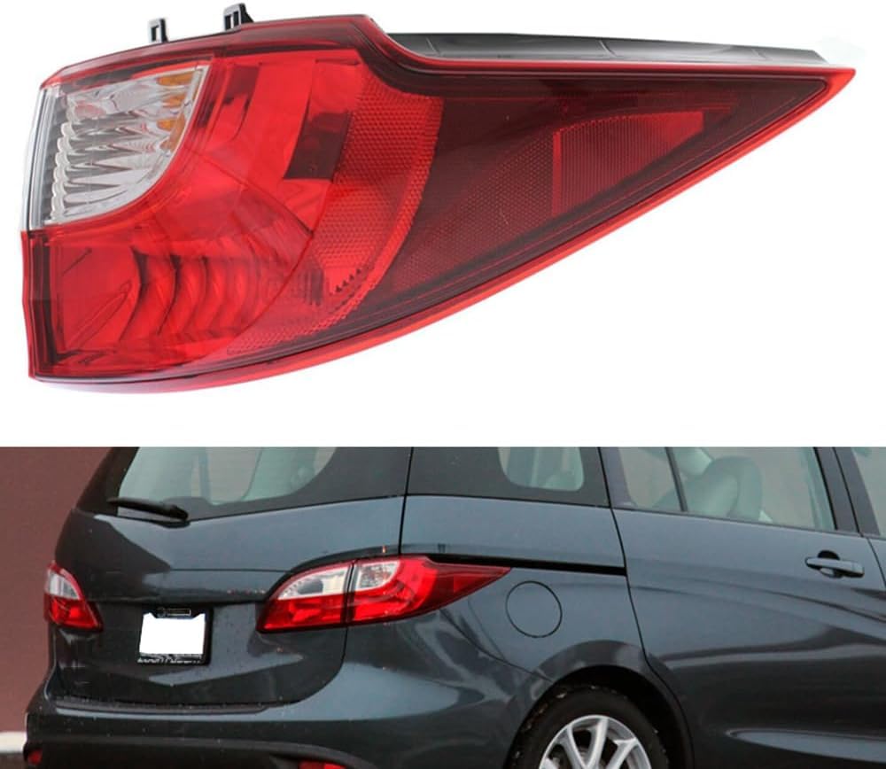 Auto Rücklicht für Mazda 5 2012-2017, Wasserdichte Blinker Lampe Rückleuchte Links Rechts Ersatz Zubehör, A/Right side von AJIH