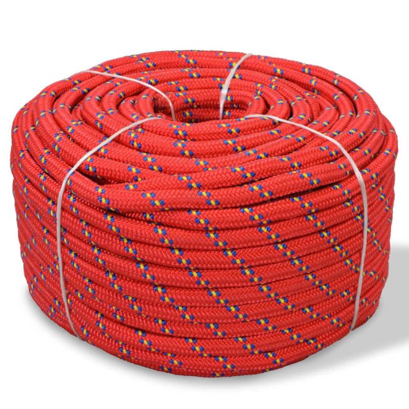 Marineseil Polypropylen 16mm 250m Rot von AJJHUUKI