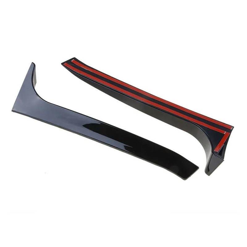 Auto Heckscheiben-Seitenspoiler Für Golf 6 Für MK6 Für Für GTR Für GTD 2008-2012 Auto Heckscheibe Seitenspoiler Canard Canards Splitter Zubehör 1 Paar Spoiler Wing(Glossy Black) von AJKSTDPV